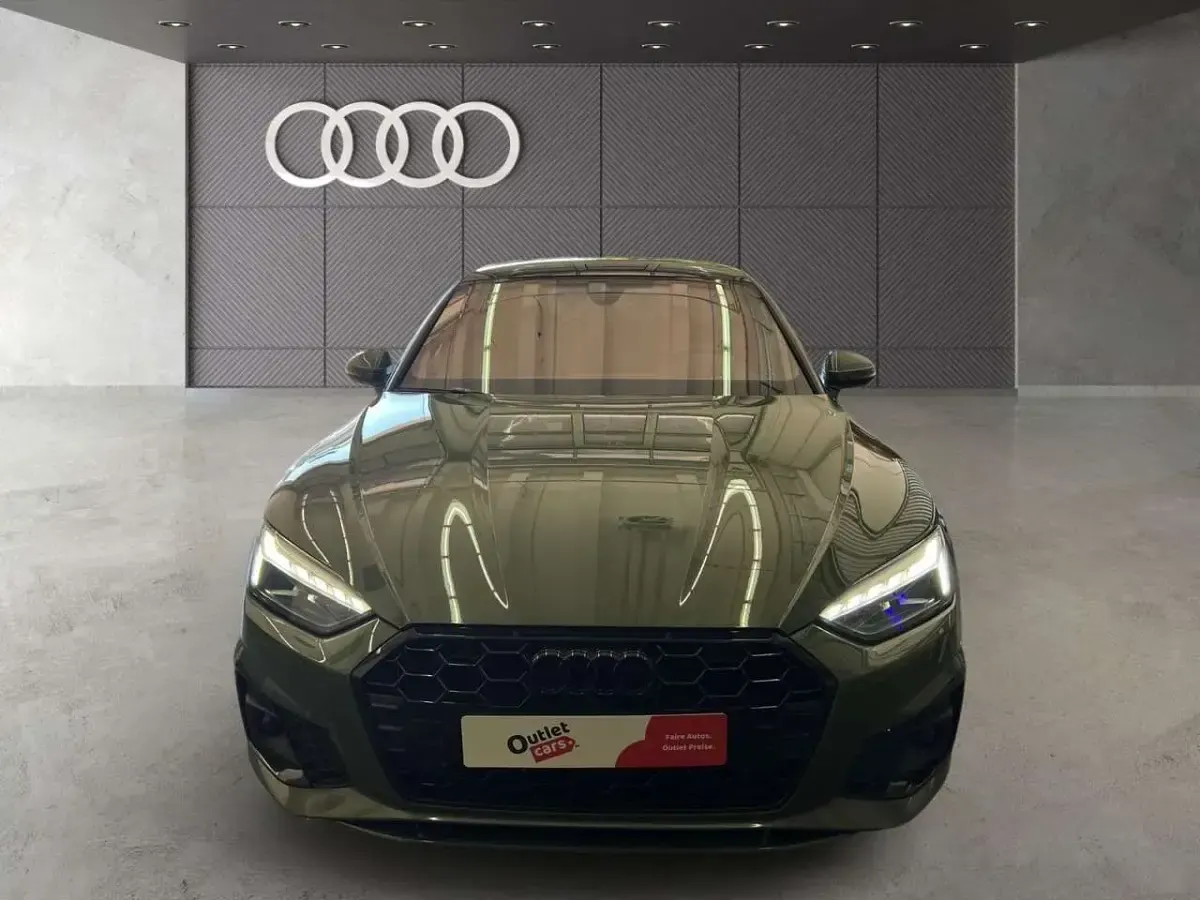 Gebraucht Audi A5 S-Line 204 PS (150 kW) 2023 Distriktgrün metallic Coupé
