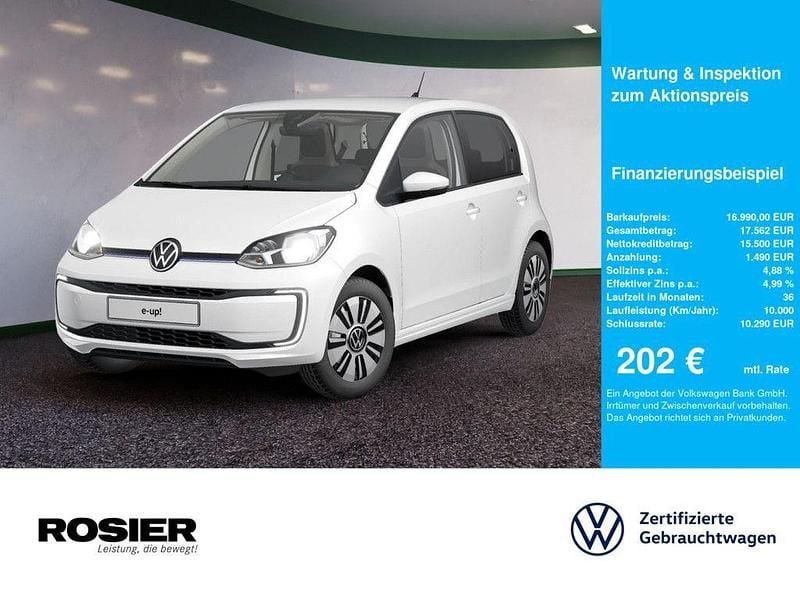Gebraucht VW e-up! Edition 61 kW (83 PS) 2023 Weiß Kleinwagen