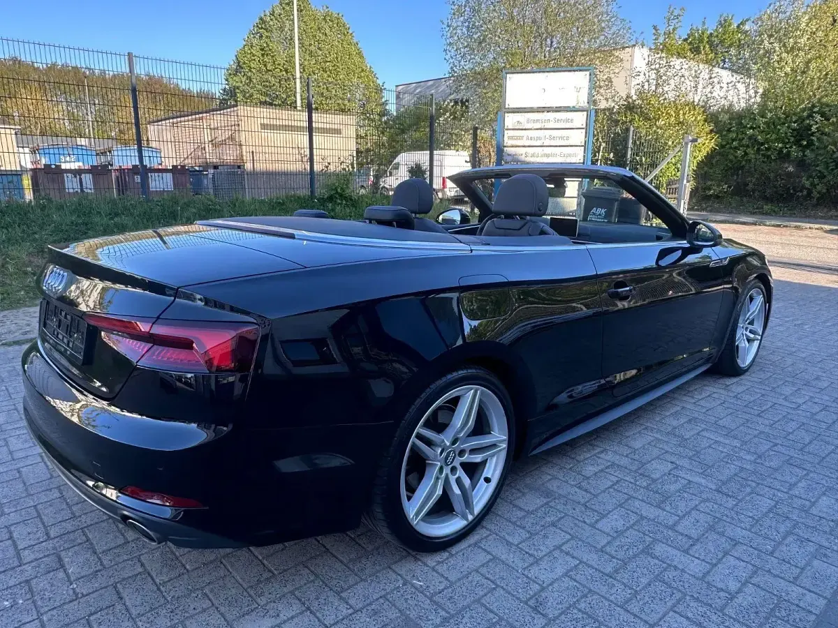 Gebraucht Audi A5 Cabriolet S-Line 190 PS (139 kW) 2019 Schwarz Cabrio