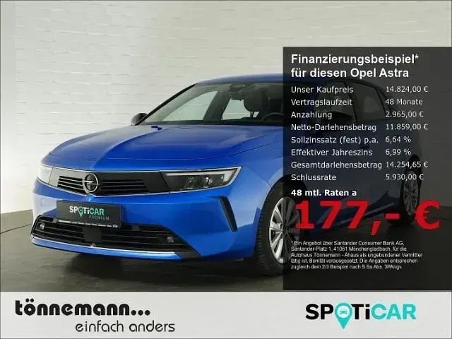 Gebraucht Opel Astra Edition 131 PS (96 kW) 2022 Limousine