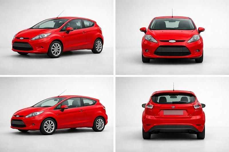 Gebraucht Ford Fiesta 82 PS (60 kW) 2009 Rot Kleinwagen