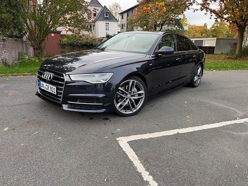 Blau Gebraucht 2016 Audi A6 S-Line Limousine | 22.990 € - Bild 1/4