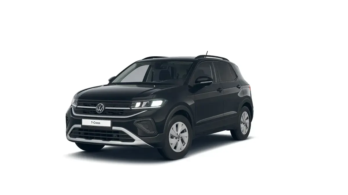 Gebraucht VW T-Cross Life 95 PS (69 kW) 2024 Schwarz SUV