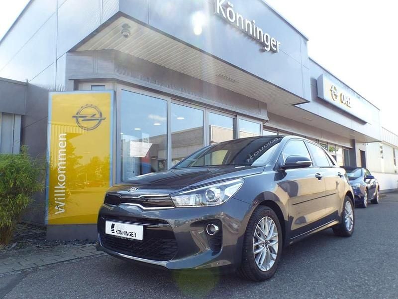 Gebraucht Kia Rio DREAM-TEAM Edition 99 PS (72 kW) 2018 (abt) graphite met. Kleinwagen