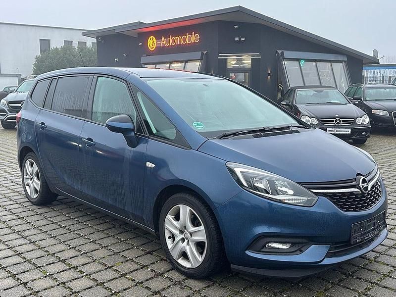 Gebraucht Opel Zafira Tourer Edition 140 PS (102 kW) 2017 Blau Van / Kleinbus