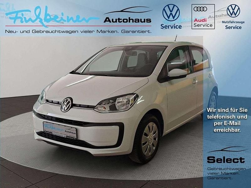 Pure white (weiß), uni Gebraucht 2021 VW up! Move Kleinwagen | 10.790 € (Fairer Preis) - Bild 1/4