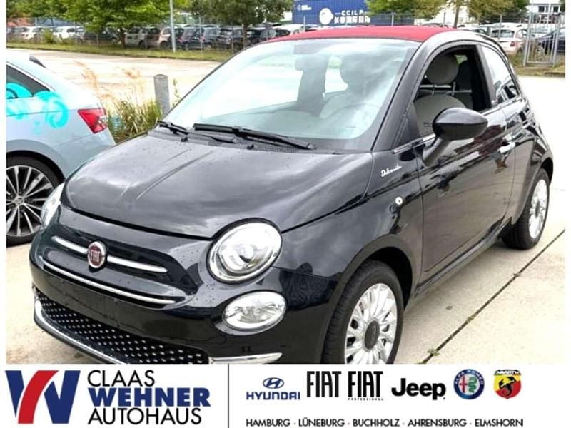 Colore esterno (vesuvio schwar Gebraucht 2021 Fiat 500C Dolcevita Cabrio | 11.990 € (Guter Preis) - Bild 1/4