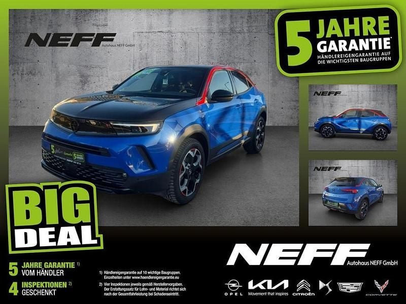 Perl blau/voltaik blau Gebraucht 2022 Opel Mokka GS Line SUV | 22.280 € (Teuer) - Bild 1/4