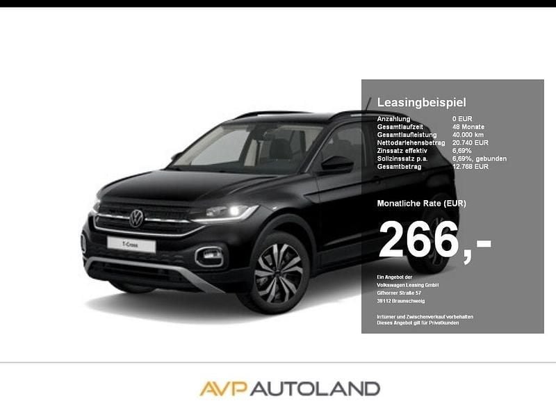Deep black perleffekt Gebraucht 2022 VW T-Cross Active SUV | 20.740 € (Fairer Preis) - Bild 1/4