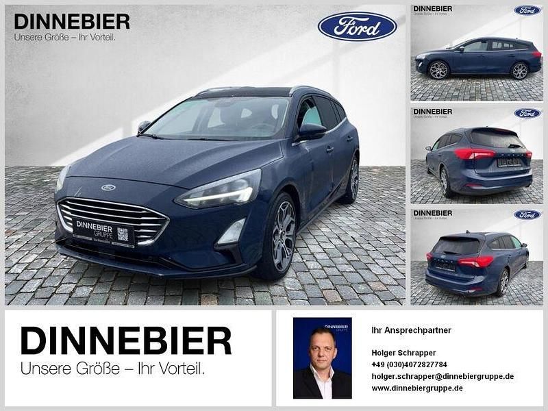 Blau Gebraucht 2019 Ford Focus Titanium Kombi | 17.589 € (Fairer Preis) - Bild 1/2
