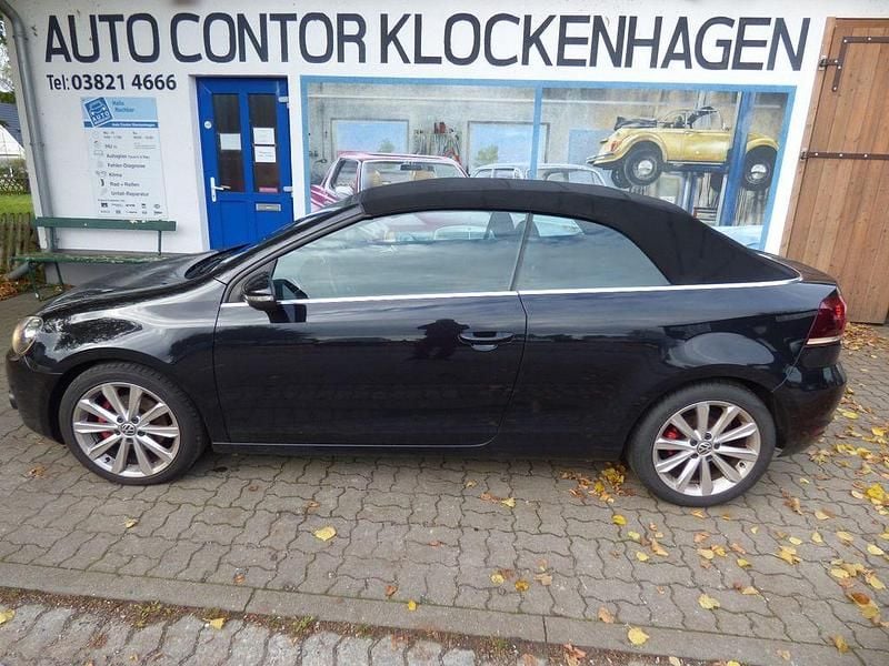 Gebraucht VW Golf Cabriolet 105 PS (77 kW) 2013 Schwarz Cabrio