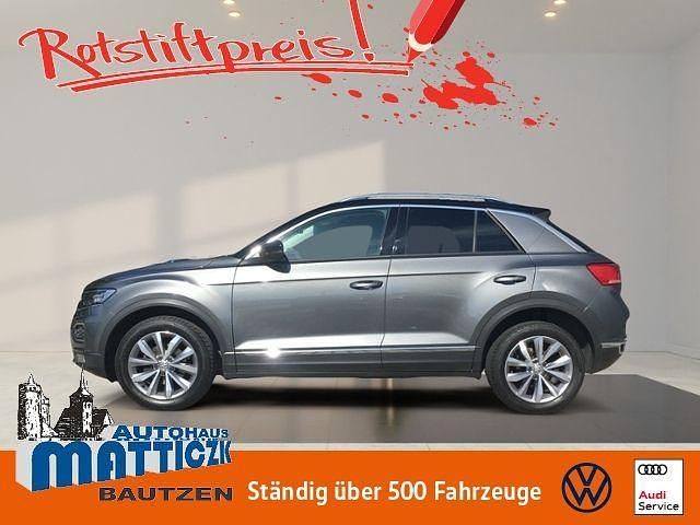 Indiumgrau metallic (metallic) Gebraucht 2019 VW T-Roc Style SUV | 16.859 € (Fairer Preis) - Bild 1/4