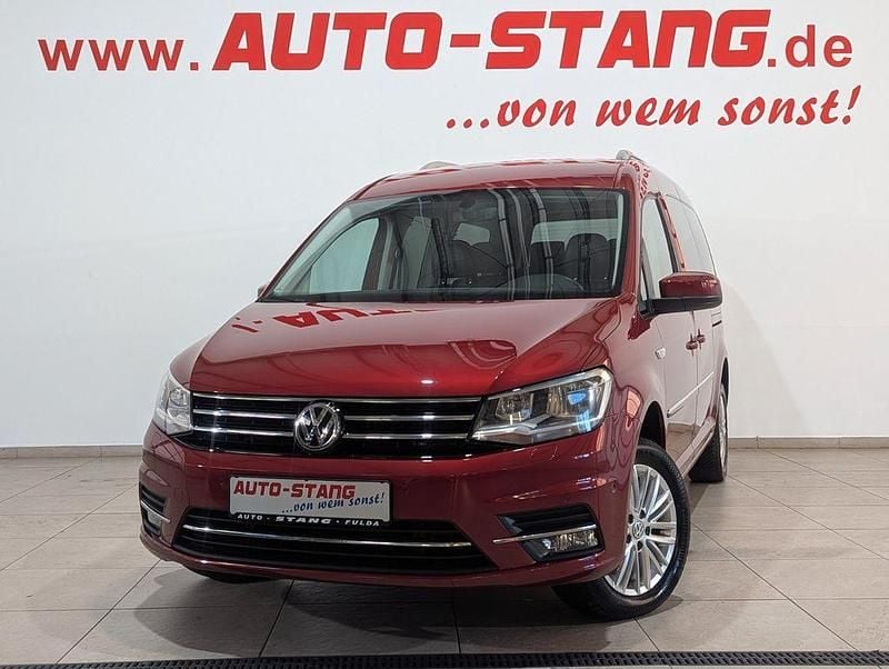 Gebraucht VW Caddy Maxi Highline 125 PS (91 kW) 2018 Rot Van / Kleinbus