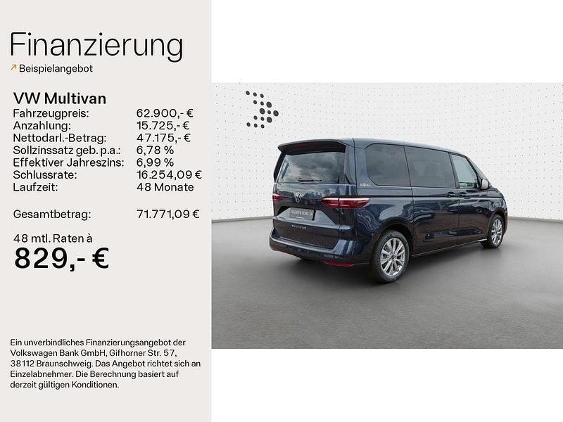 Neu VW Multivan Goal 150 PS (110 kW) 2026 Blau Van