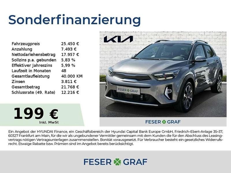 Astrograu met. Gebraucht 2025 Kia Stonic Spirit SUV | 25.450 € (Etwas zu teuer) - Bild 1/4