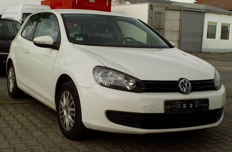 Gebraucht VW Golf VI 80 PS (58 kW) 2009 Weiß Kleinwagen