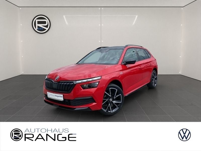 Rot Gebraucht 2020 Skoda Kamiq Monte Carlo SUV | 19.980 € (Superpreis) - Bild 1/4