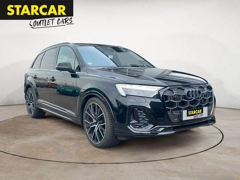 Mythosschwarz metallic Gebraucht 2024 Audi Q7 S-Line SUV | 85.770 € (Teuer) - Bild 1/4