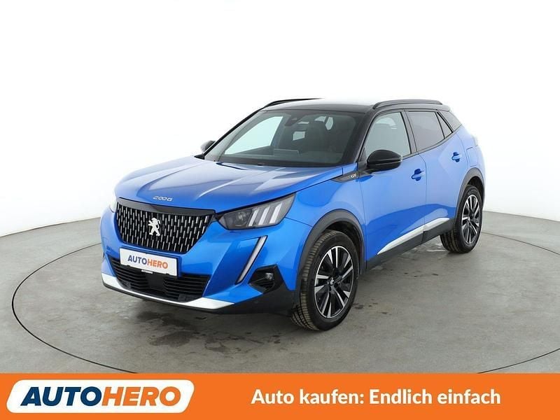 Blau Gebraucht 2021 Peugeot 2008 GT SUV | 19.990 € (Fairer Preis) - Bild 1/3