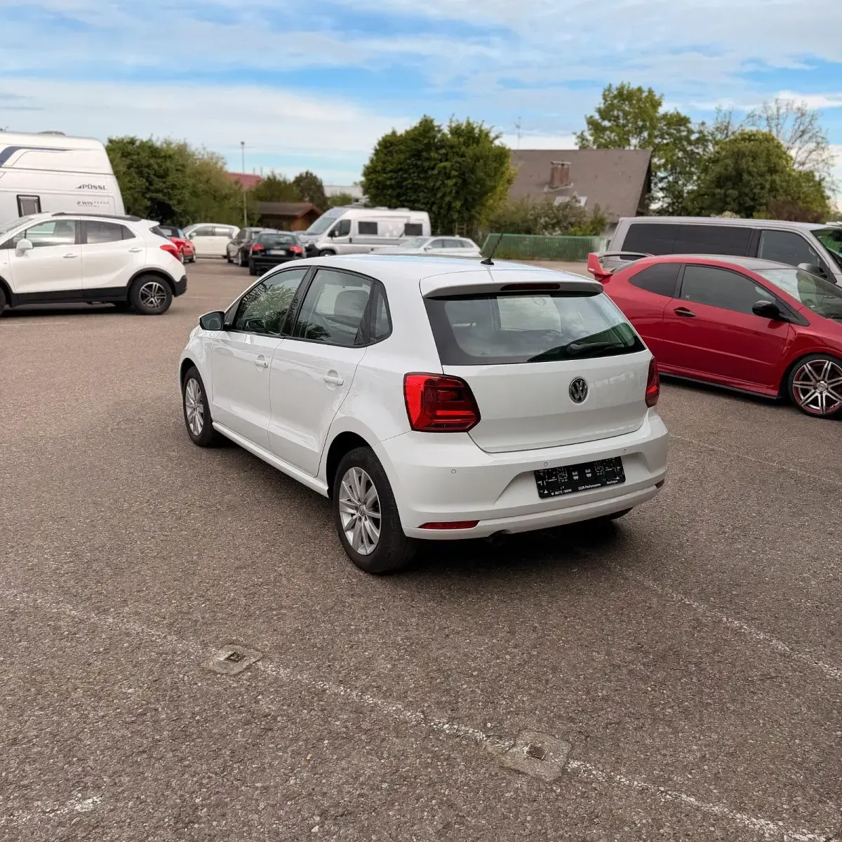Gebraucht VW Polo 90 PS (66 kW) 2014 Weiß Kleinwagen
