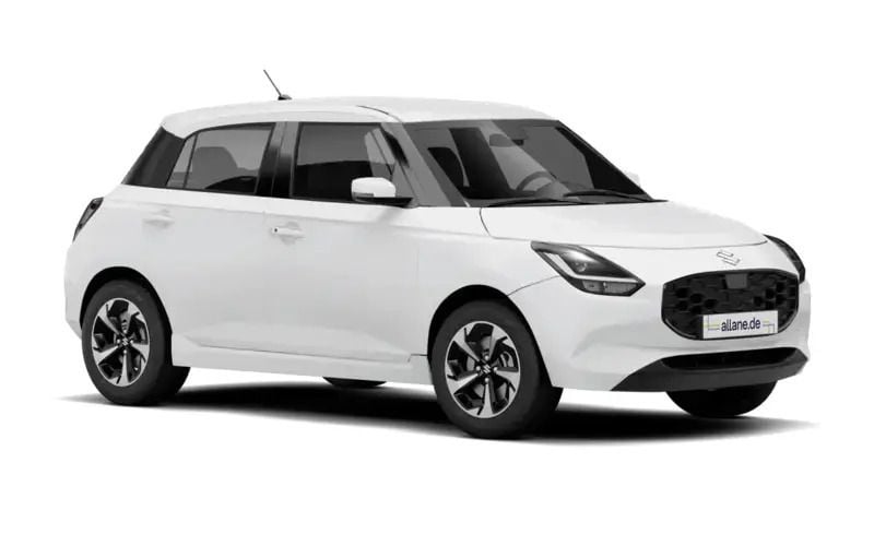 Pure white pearl metallic / mineral gray metallic (weiss) Neu 2025 Suzuki Swift Comfort Limousine | 24.420 € - Bild 1/4