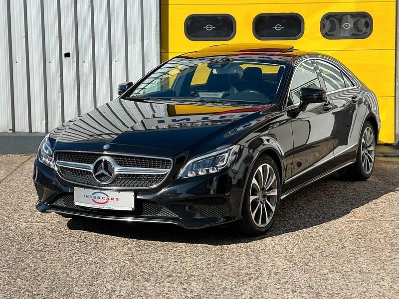 Obsidianschwarz Gebraucht 2014 Mercedes CLS220 Limousine | 18.900 € (Fairer Preis) - Bild 1/4
