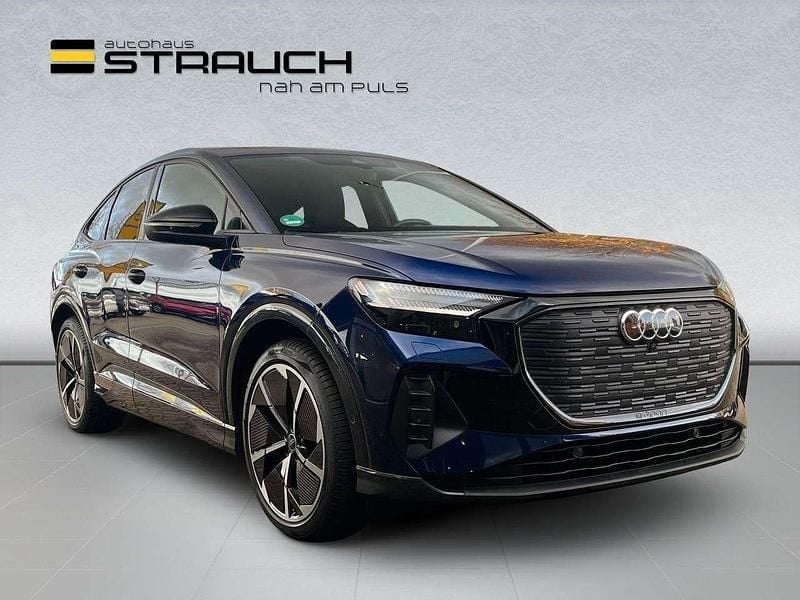 Navarrablau Gebraucht 2023 Audi Q4 Sportback e-tron S-Line SUV | 38.990 € (Guter Preis) - Bild 1/4