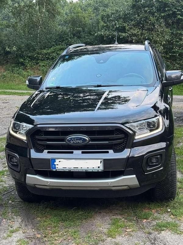 Obsidianschwarzmetallic Gebraucht 2022 Ford Ranger Wildtrack Abholung | 34.900 € (Superpreis) - Bild 1/4
