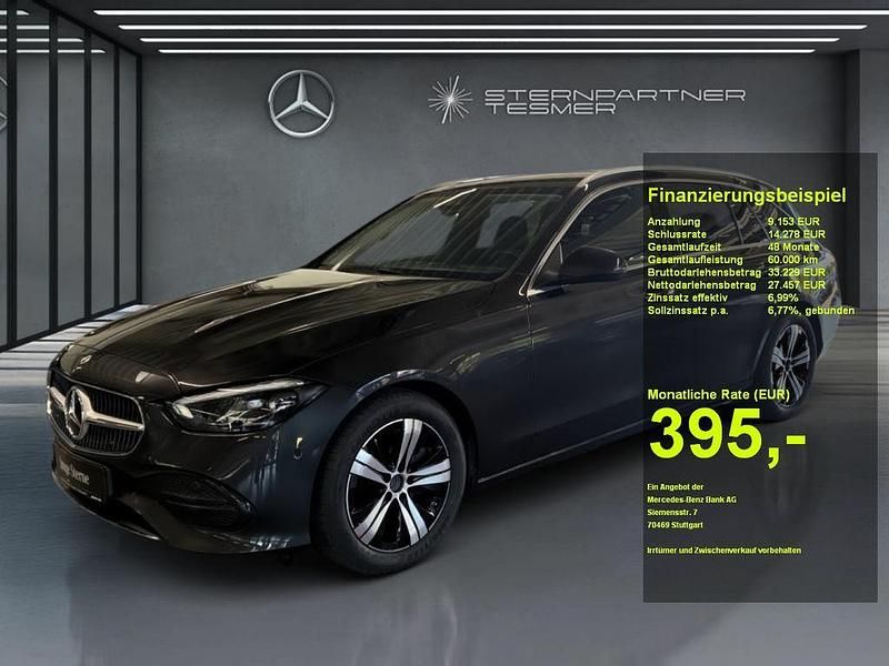 Grau Gebraucht 2024 Mercedes C220 Avantgarde Limousine | 36.610 € (Guter Preis) - Bild 1/3