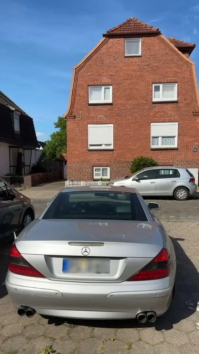 Gebraucht Mercedes SL500 306 PS (225 kW) 2002 Silber Cabrio