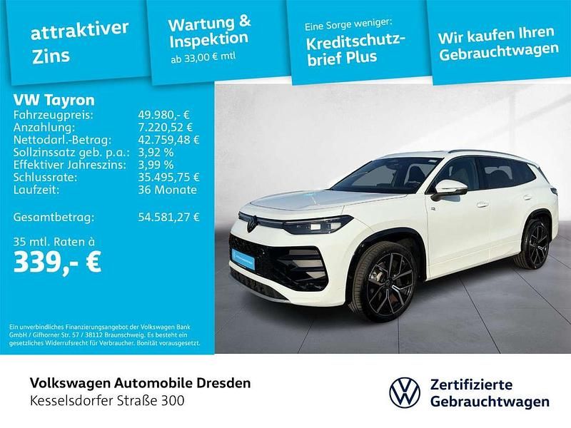Gebraucht VW Tayron R-line 193 PS (141 kW) 2025 Pure white SUV