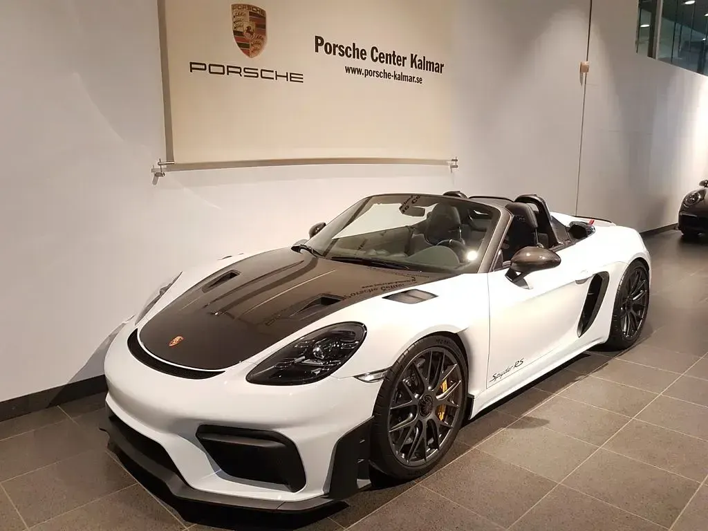 Neu Porsche Boxster Spyder 500 PS (367 kW) 2025 Weiß Cabrio