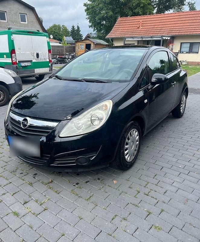 Gebraucht Opel Corsa 2008 Schwarz Kleinwagen