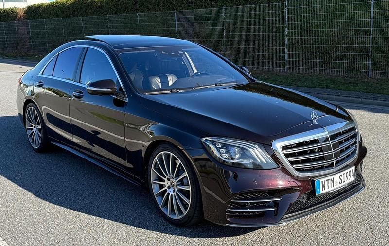 Violet Gebraucht 2018 Mercedes S400 AMG line Limousine | 41.900 € (Teuer) - Bild 1/4