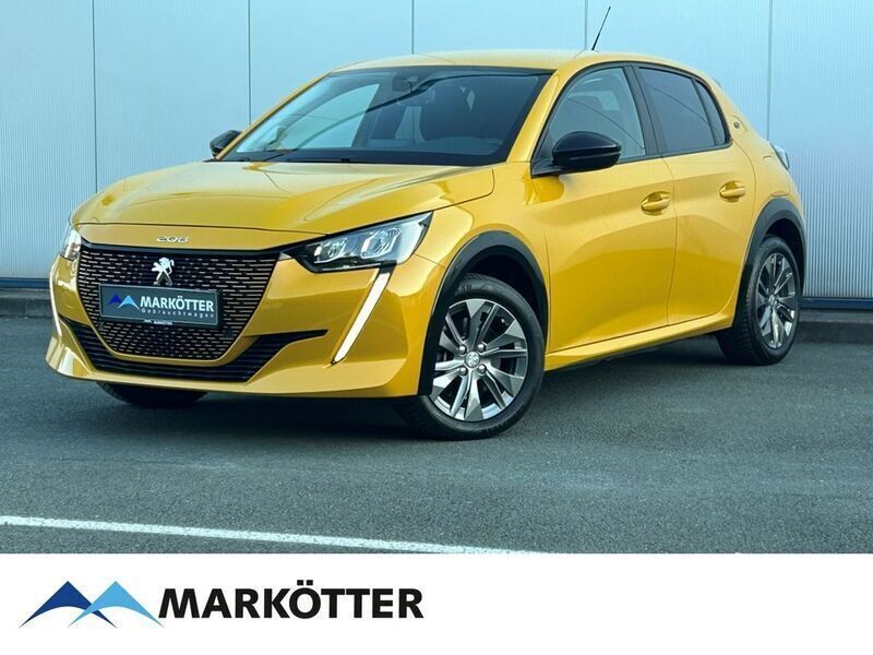 Gelb Gebraucht 2022 Peugeot e-208 Active Kleinwagen | 17.850 € (Fairer Preis) - Bild 1/4