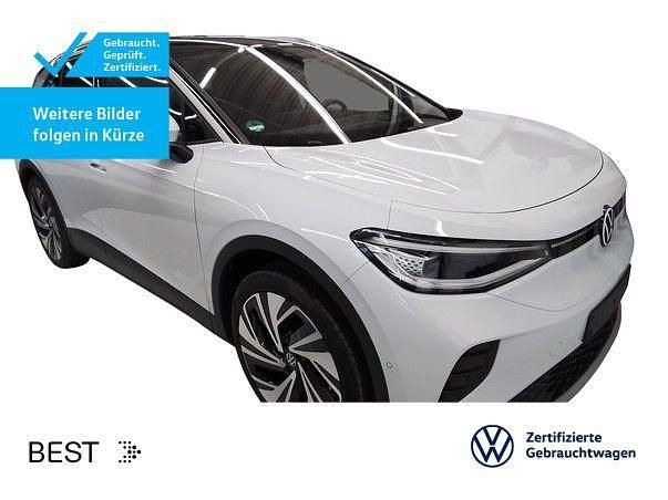 Gletscherweiß metallic/schwarz Gebraucht 2025 VW ID.4 Pro SUV | 42.499 € (Guter Preis) - Bild 1/3