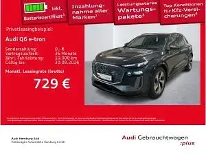 Gebraucht Audi Q6 e-tron 225 kW (306 PS) 2025 Grau (h1 manhattangrau metallic) SUV