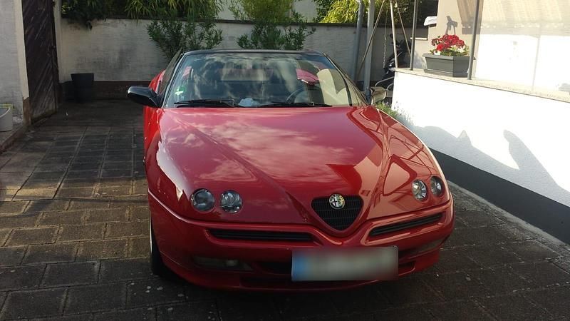 Gebraucht Alfa Romeo Spider 1996 Rot Cabrio
