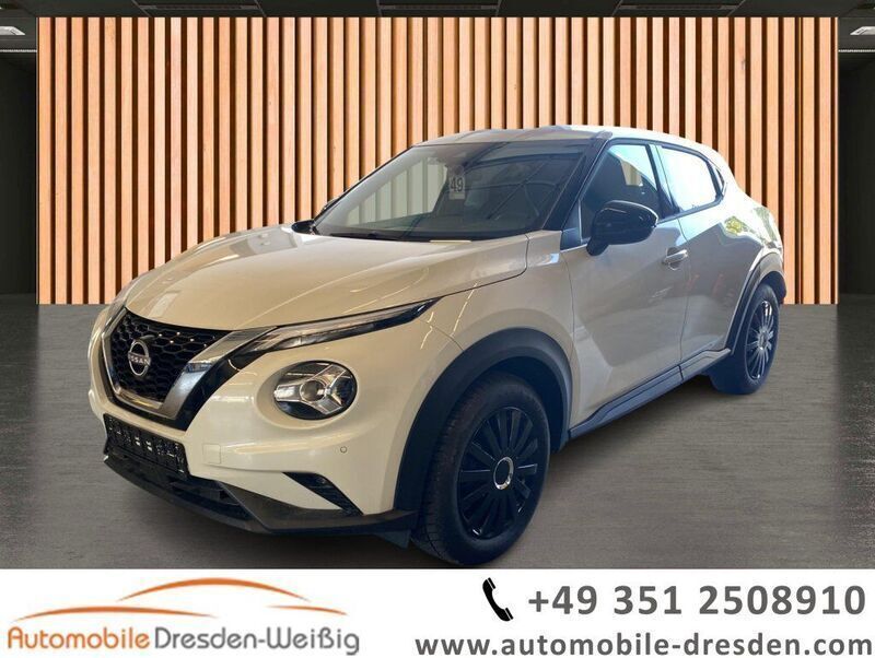 Pearl white Gebraucht 2024 Nissan Juke N-Connecta SUV | 19.980 € (Fairer Preis) - Bild 1/4