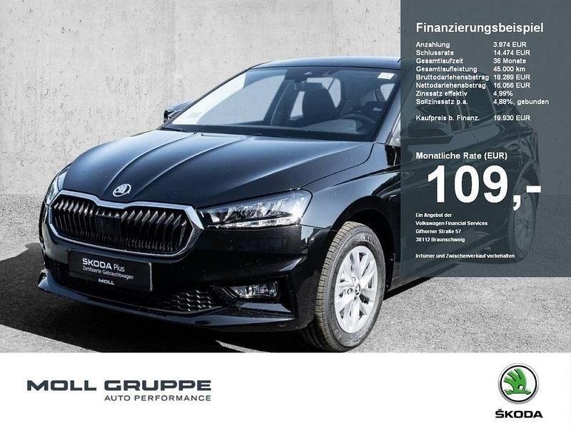 Magic schwarz metallic Neu 2024 Skoda Fabia Selection Limousine | 20.780 € (Guter Preis) - Bild 1/4