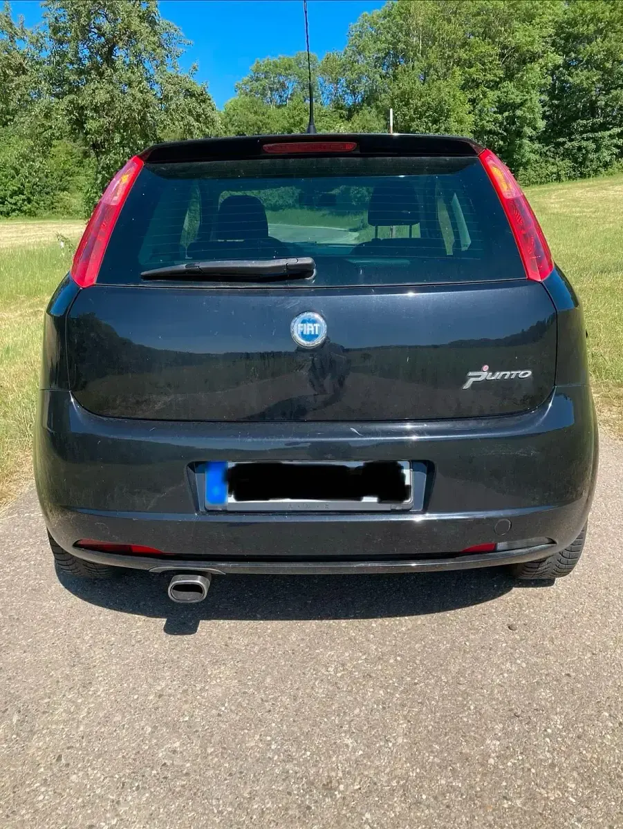 Gebraucht Fiat Grande Punto 95 PS (69 kW) 2007 Schwarz Kleinwagen