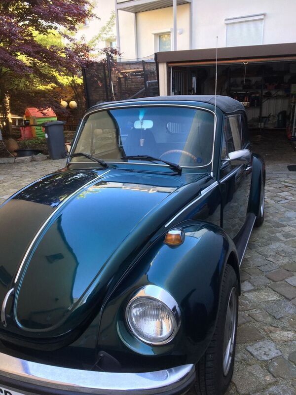 Grün Gebraucht 1974 VW Käfer Cabrio | 24.999 € - Bild 1/4