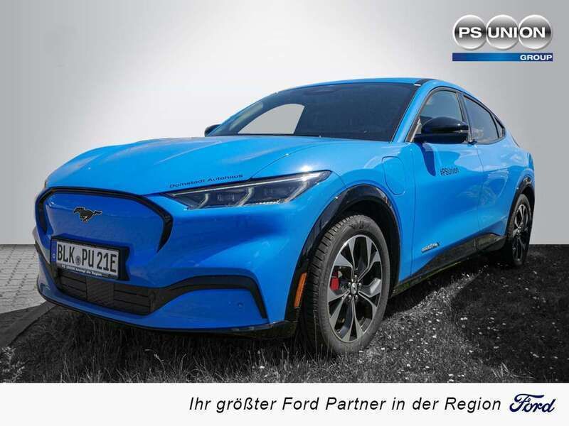 Grabber blue Gebraucht 2023 Ford Mustang Mach-E Extended Range SUV | 44.440 € (Fairer Preis) - Bild 1/4