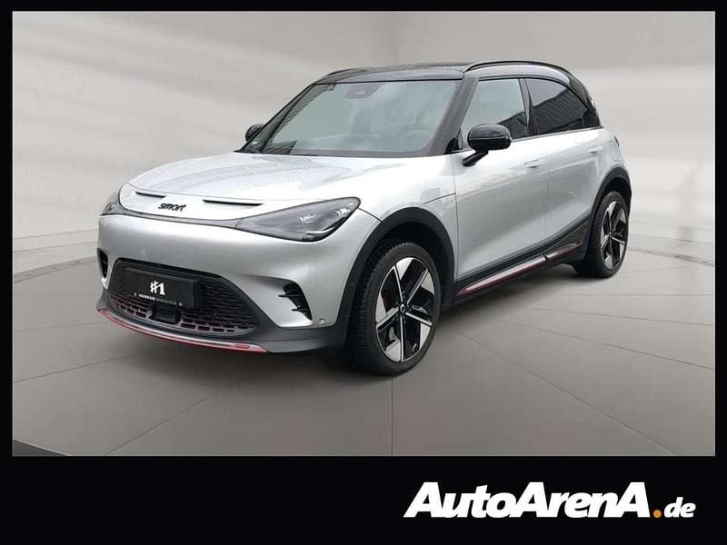 Schwarz cyber silver metallic Gebraucht 2023 Smart #1 Brabus SUV | 33.349 € (Fairer Preis) - Bild 1/4