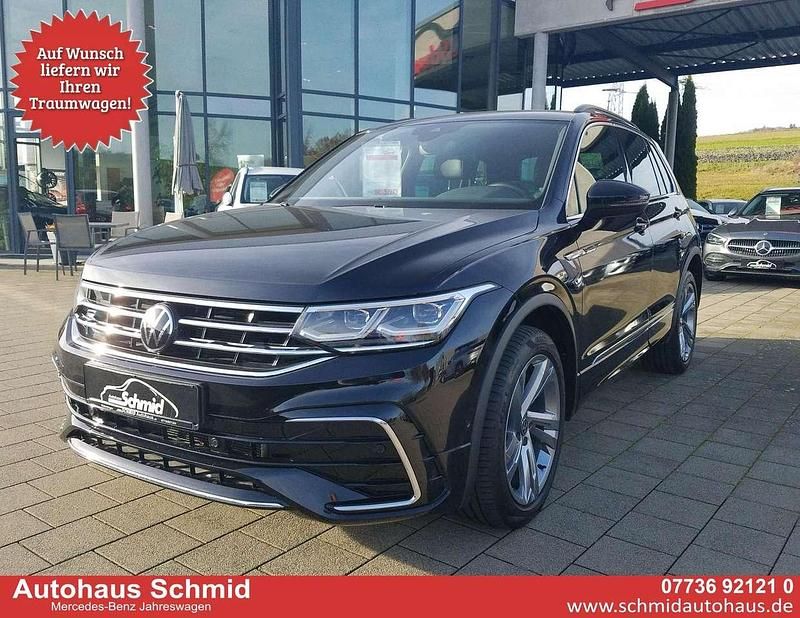 Gebraucht VW Tiguan R-line 200 PS (147 kW) 2023 Deep black perleffekt SUV