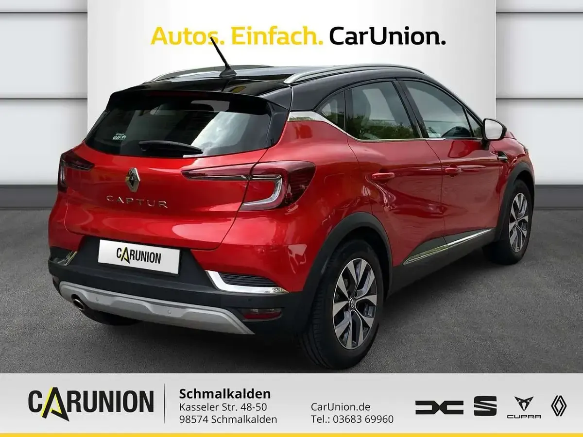 Gebraucht Renault Captur Intens 131 PS (96 kW) 2019 Dezirrot/dach schwarz SUV