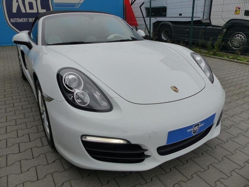 Gebraucht Porsche Boxster Basis 265 PS (194 kW) 2015 Pure white (weiß) Cabrio