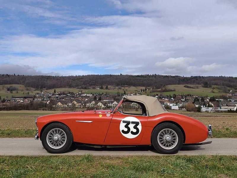 Gebraucht Austin Healey 100 90 PS (66 kW) 1955 Rot Cabrio