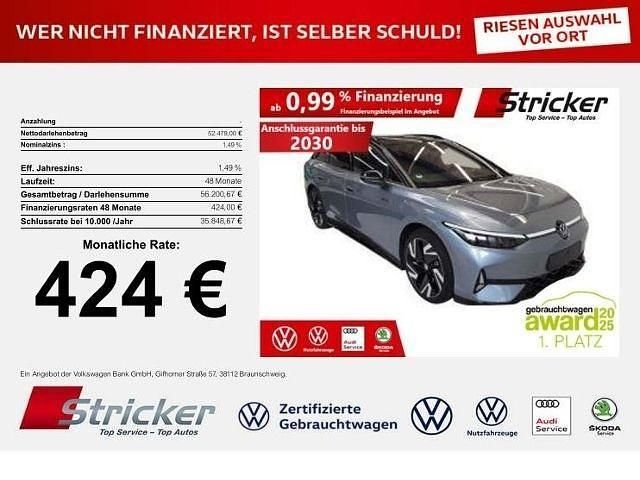 Stonewashed blue metallic Gebraucht 2025 VW ID.7 GTX Limousine | 52.479 € - Bild 1/4