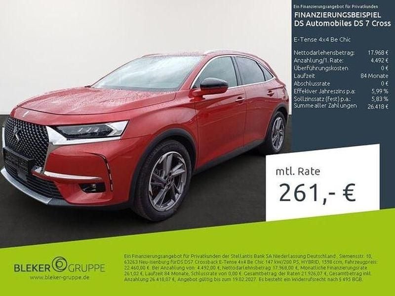Gebraucht DS Automobiles DS7 Crossback Be Chic 200 PS (147 kW) 2021 Lackierung ultimaterot/metalliclackierung + klarlack farbig SUV